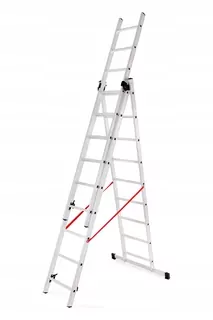 Drabina Ladderman 7,2 m hliník 3 x 9 do 150 kg